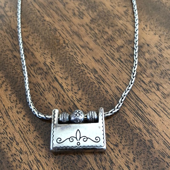 Brighton vintage bar bead slide necklace - Picture 1 of 12